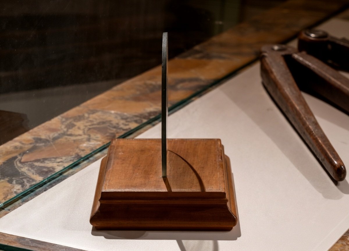 Giuseppe Campani Objective 137mm, a focal length of 1210cm 23.jpg