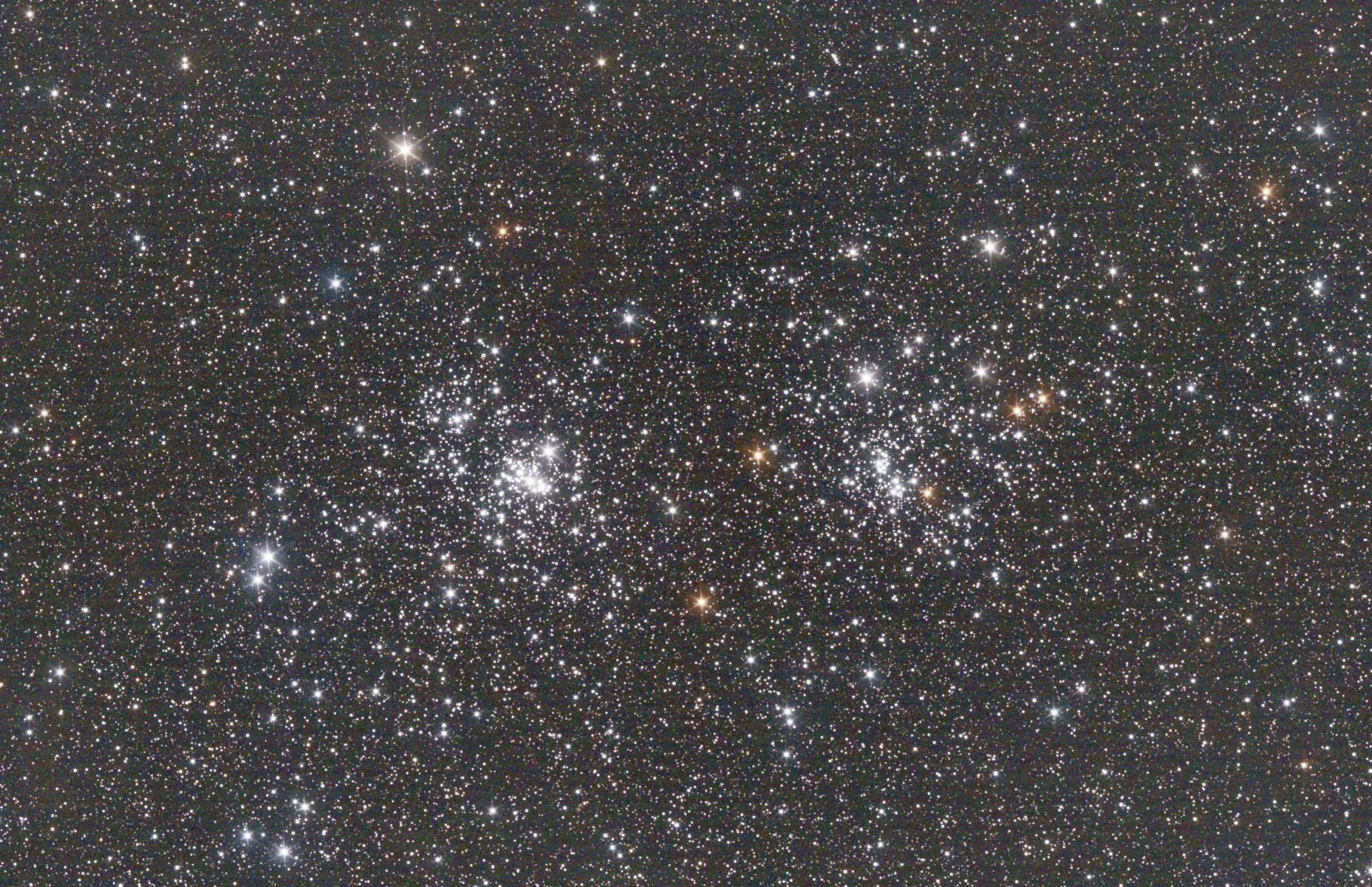 eine Stunde NGC 6995 und 20min h + chi Persei mit RASA 11 und ASI 071MC ...