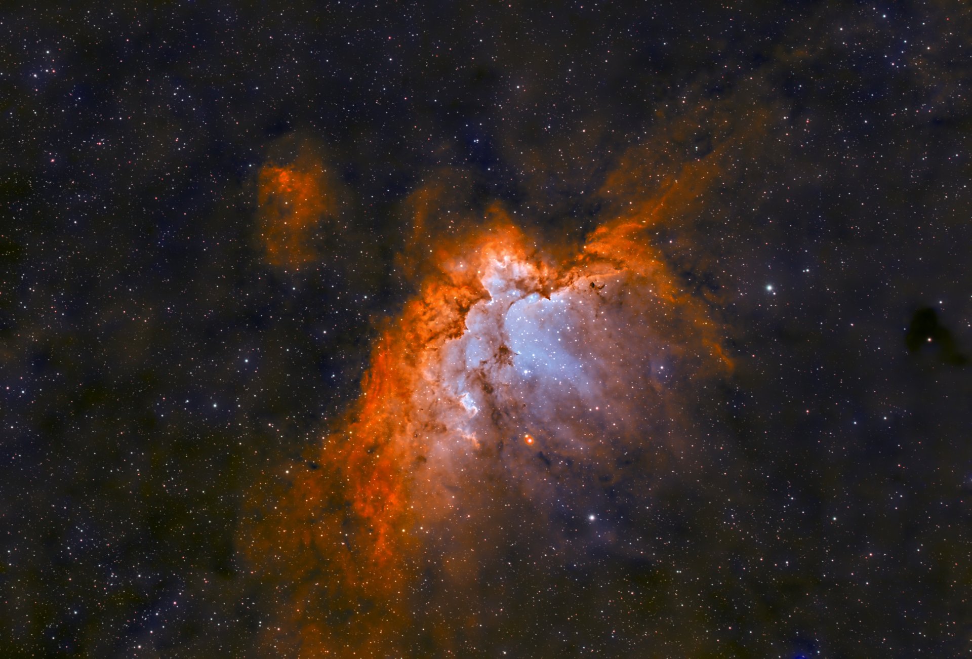 SH2-142 Wizard Nebel: HOO vs. Hubble-Style | Forum Astronomie.de
