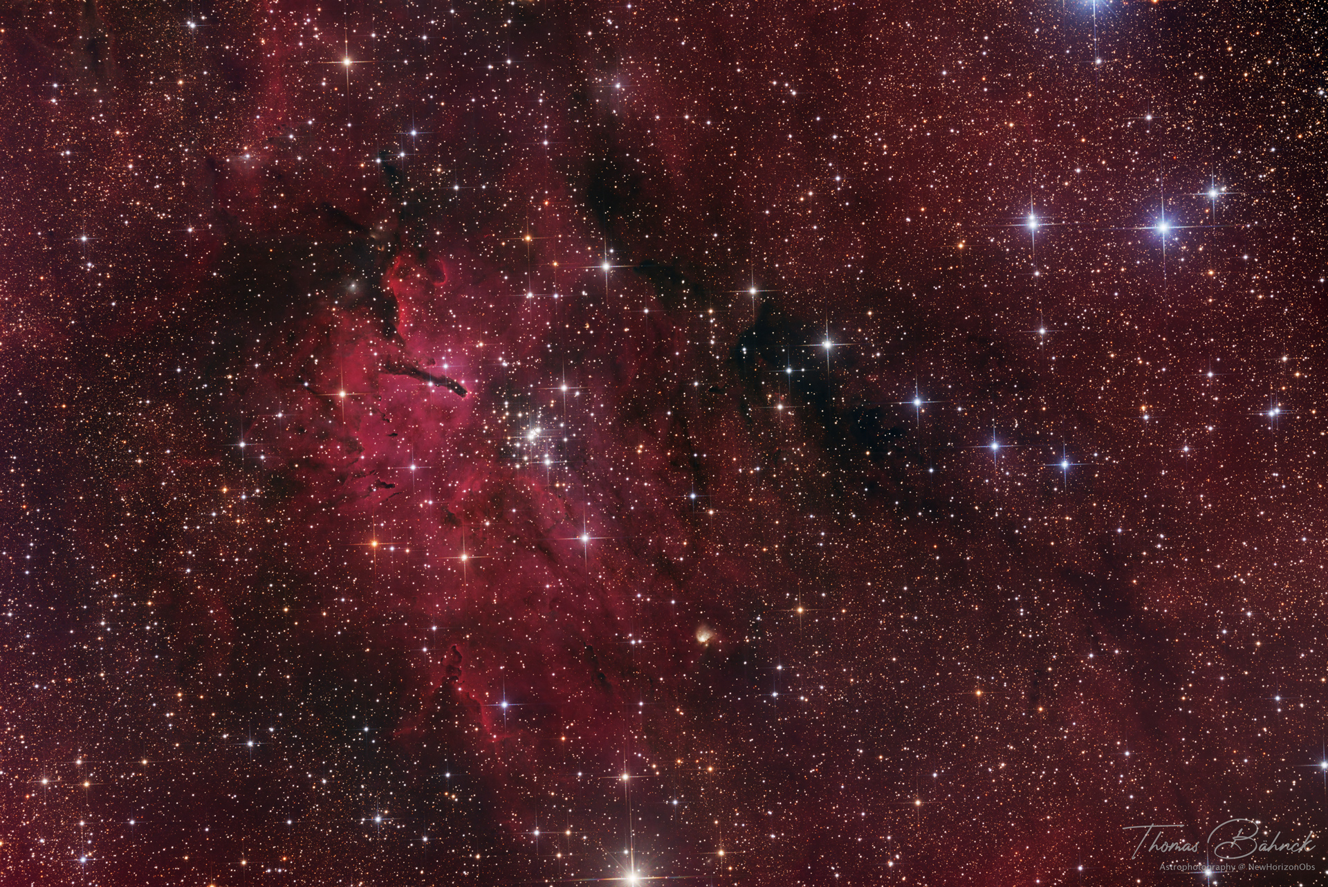 Sh2-86 bzw. NGC 6820/23 in HaRGB und RGB | Forum Astronomie.de