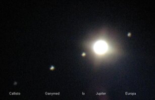 Jupiter mit seinen Galileischen Monden.JPG