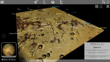 GlobeViewer Moon 3D-Anzeige