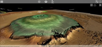 GlobeViewer Mars 3D-Anzeige