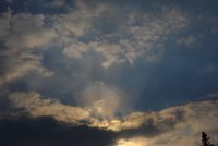 Schauer (Virga) und Dunststrahlen im Altocumulus floccus.JPG