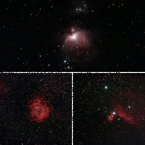 NGC2024, NGC2246, M42
