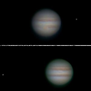 Jupiter - Saisonausklang, Fotos vom 4. und 5. März