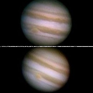 Jupiter mit GRF vom 24.3.13 und 5.3.13