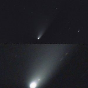 Komet Panstarrs mit Kern