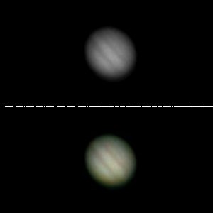 Jupiter-Saisonende, letzte Versuche vom 30.4.2013