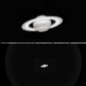 Saturn am 09.05.2013. - Zeichnung