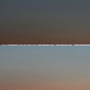 Abenddämmerung mit drei Planeten