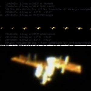 ISS Überflug