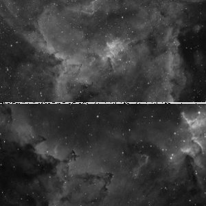 Testbilder von IC1805