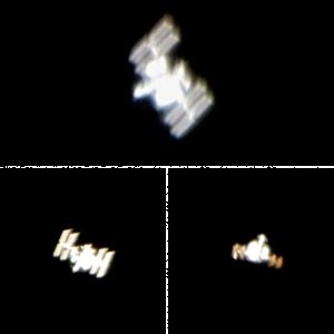 ISS - 2 Überfüge vom 13.8.13