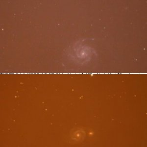 neues Teleskop - M51 und M101