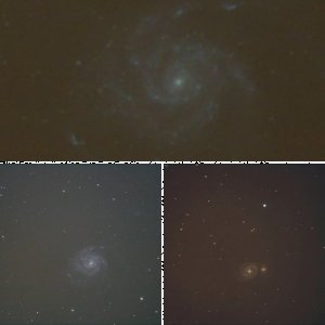 M51 und  M101  überarbeitet
