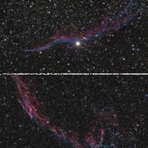 Cirrusnebel NGC6960, 6992/5
