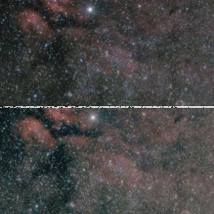 Neubearbeitung: Sadr bei 200mm Brennweite