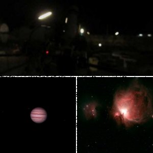 M42 Orionnebel und Jupiter mit dem Vixen ED81S