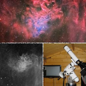 IC 405 mit Light-Setup