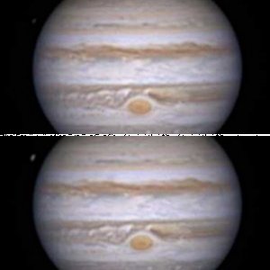 Jupiter mit aufgehendem Ganymed