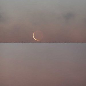 Mond bei Venus am Morgenhimmel 29.1.2014