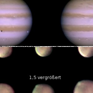 Mars 3.2.14 & Jupiter 2.2.14 mit Mond Europa