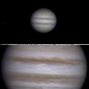 Jupiterimpressionen von Sonntagnacht
