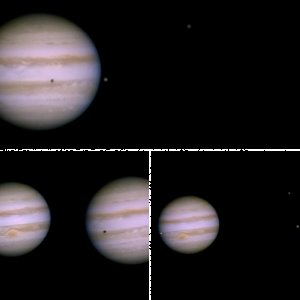 Jupiter mit Mond Io vom 2.3.14