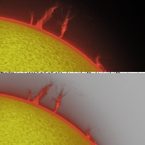 (eine) Protuberanz vom 06.04.14