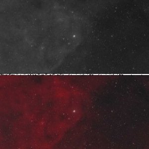 Jabbah und die Ha-Umgebung
