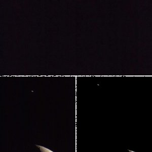 Mond bei Saturn