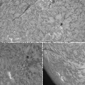 Solar Spectrum 0.3A - First light