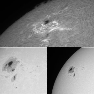 Sonnenfleck 2192  am 19.10.2014