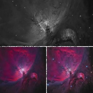 M42 – Orionnebel (gif-Animation)