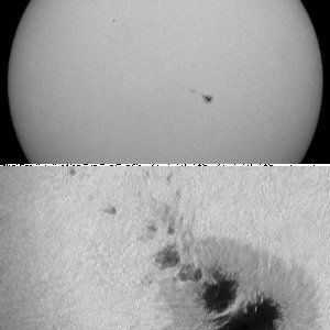 Sonnenfleck - 28.03.2015