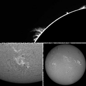 h-alpha Sonne 14.05.2015