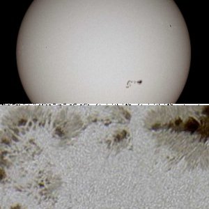 Sonnenfleck auch in Stadtoldendorf