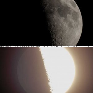 Zunehmender Mond am 22.08. um 21:52
