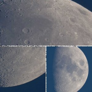 Mond 20 Min. vor SU um 17:17 Uhr