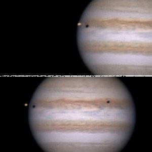 Jupiter 29.02.16 - Doppeltes Mondereignis