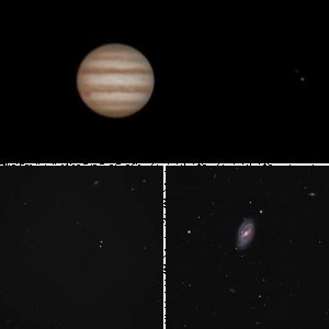 Messier 40, 109 und der Jupiter