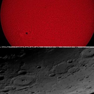 Mond 10.04. und Sonne 11.04.2016