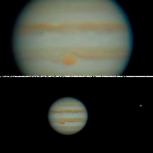 Jupiter mit Canon EOS gefilmt...