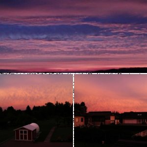 Sonnenuntergang im Weserbergland