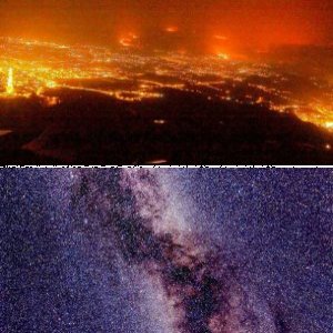 Sommer Dreieck über La Palma