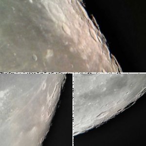 Supermond mit Handy