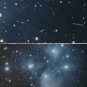 Plejaden M45 & Kleinplanet Tatjana