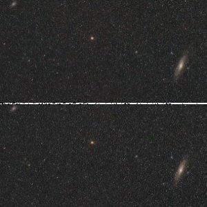Andromeda mit M31 u. M33