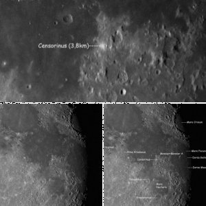 Censorinus, Messier,  Dorsum und noch mehr